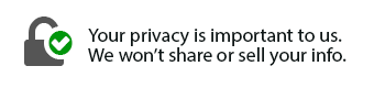 Icon representing privacy assurance for THINK3RE, emphasizing the commitment to not share or sell personal information.